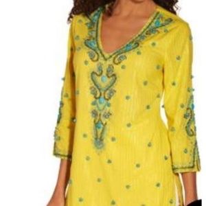 Turquoise Bauble Tunic Top